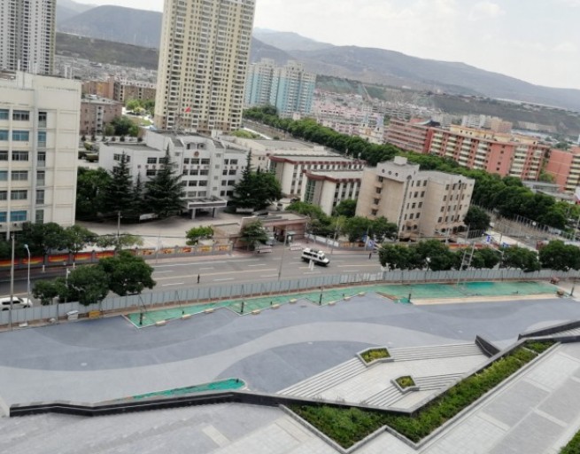 彩色透水混凝土地坪